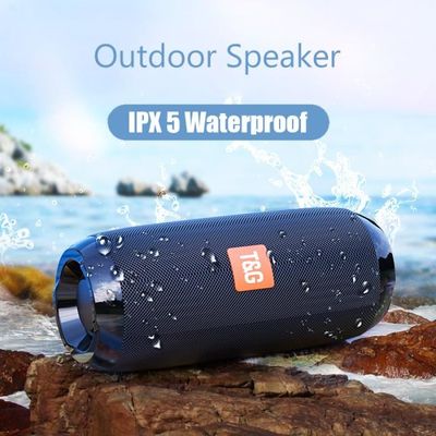Blue TG117 Haut parleur Bluetooth portable, Woofer sans fil extérieur, appel gratuit, FM, carte