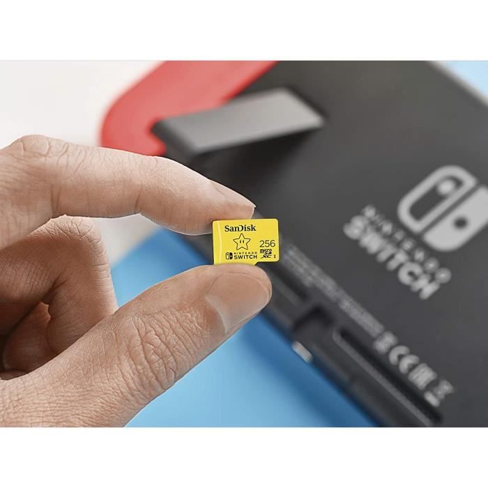 Cartes mémoire microSDXC sous licence Nintendo pour Nintendo