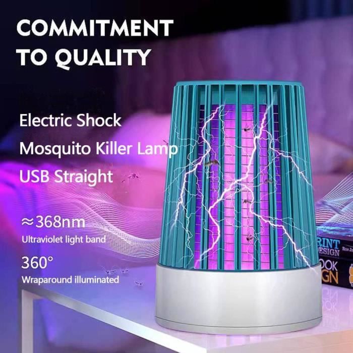 Lampe Anti-Moustique USB Xiaomi - Piège à Insectes Silencieux Pour Intérieur - Blanc