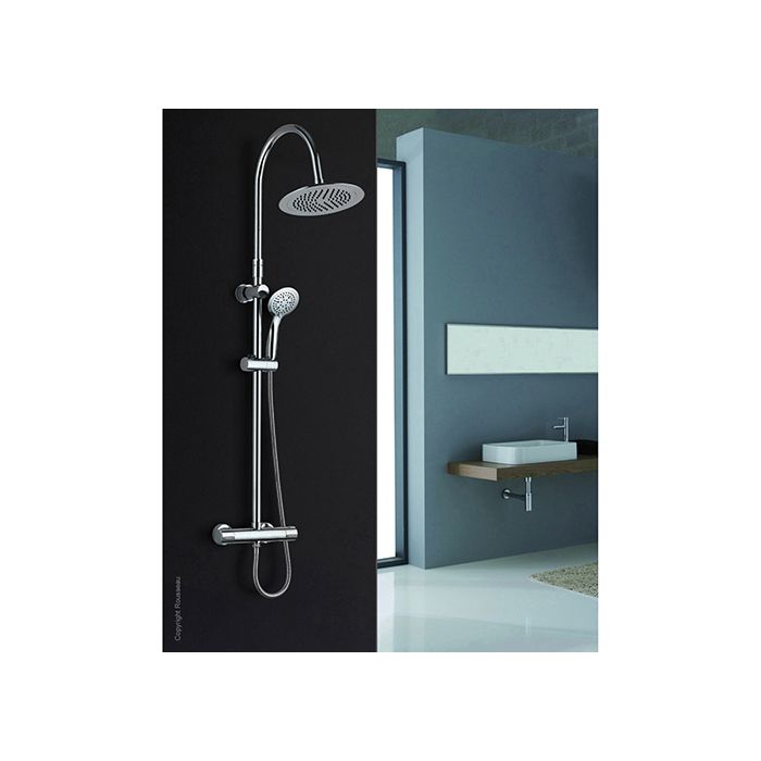 ALTERNA - Paroi De Douche Chromée Alterna Verseau 2 Accès D'angle Porte Coulissante 90x90 Cm
