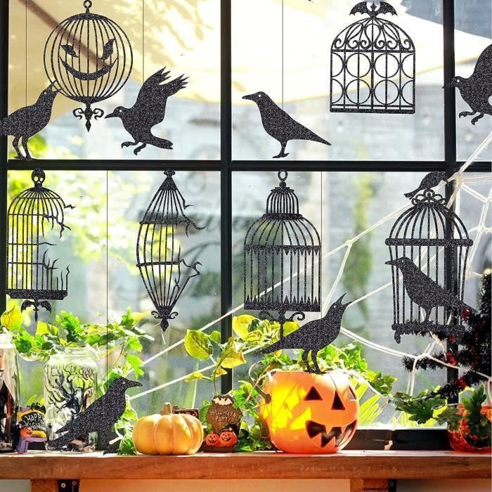 Lot 24 Décorations Halloween En Bois – Pendentifs à Peindre – Crayons Et Cordons Inclus – Kit Bricolage Enfant 3 Ans