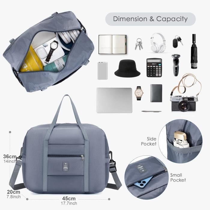 Bagage Cabine 45X36X20 Easyjet Sac De Voyage Pliable Valise Cabine