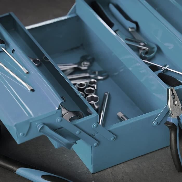 Boîte à outils, Caisse à outils,vide,Boîte de rangement,en aluminium -  Cdiscount Bricolage