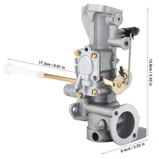 Carburateur LOCOPOW Pour Briggs & Stratton 498298 - Tondeuse à Gazon - Joints Inclus