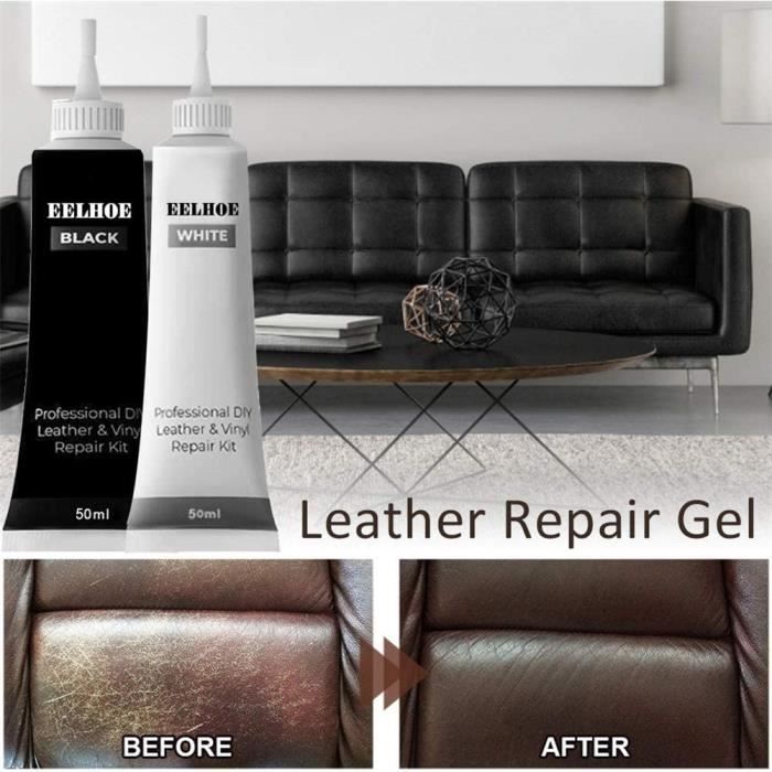 Gel réparateur Advanced Leather Repair - 50 ml - Pour canapés et sièges de  voiture - Kit de réparation pour cuir de canapé - N[1842] - Cdiscount Sport
