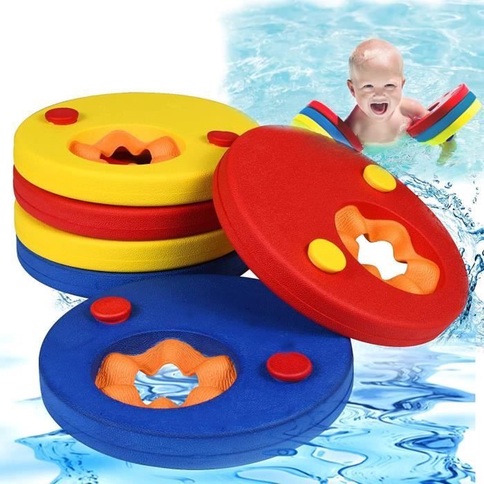Brassards De Natation Gonflables En PVC – Ailes D'eau Orange 19 X 24 Cm, Pour Apprendre à Nager En Toute Sécurité