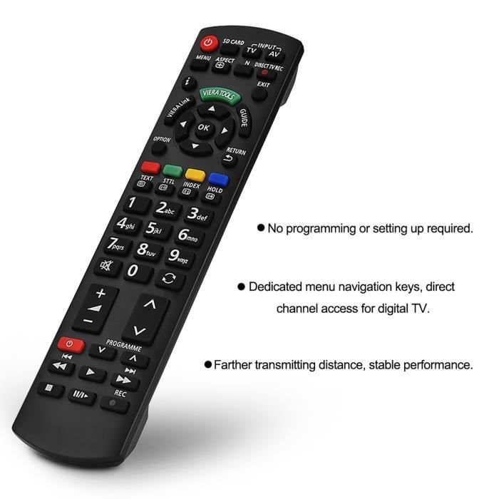 Télécommande Universelle Remplacement Pour Téléviseurs - Compatible Tous Modèles, Installation Facile, Toutes Fonctions