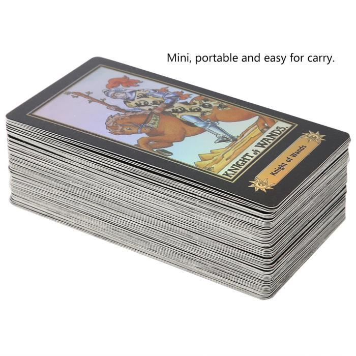 Universal - Tarot romantique 78pcs carte déck famille jeu de société amusant  guide anglais - Jeux de cartes - Rue du Commerce