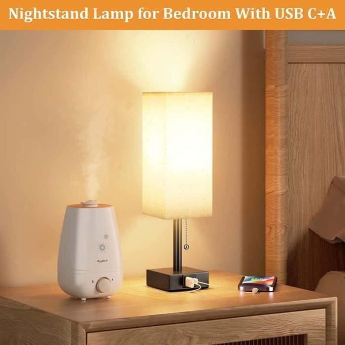 Lot De 2 Lampes Chevet LED Tactiles Rechargeables – 13 Couleurs, Minuterie, Télécommande, Chambre Enfant & Voyage