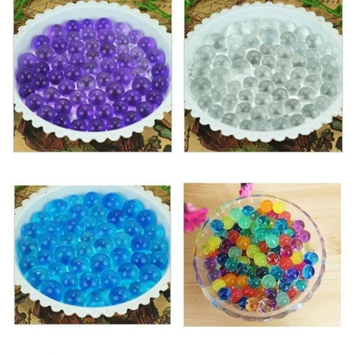 5000 pieces de perles d'eau gelee elastique, perles absorbantes, couleurs  melangees, taille 2.5-3mm - Cdiscount Animalerie
