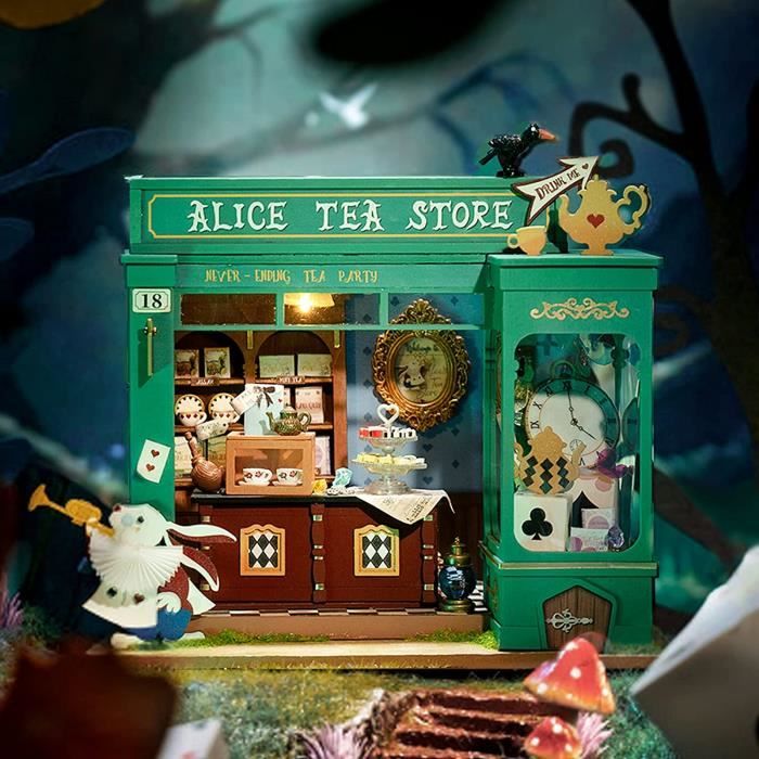 Rolife Maison Miniature Bricolage Série Archives Mystiques Le Magasin de  thé d'Alice - Maison de Poupée - Puzzle eois 3D - Décor22 - Cdiscount Jeux  - Jouets