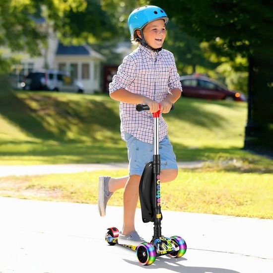 Trottinette Enfant - LED - Pliable - Hauteur réglable - 2 Roues - 100 Trottinette Enfant - LED - Pliable - Hauteur réglable - 2 Roues - 100