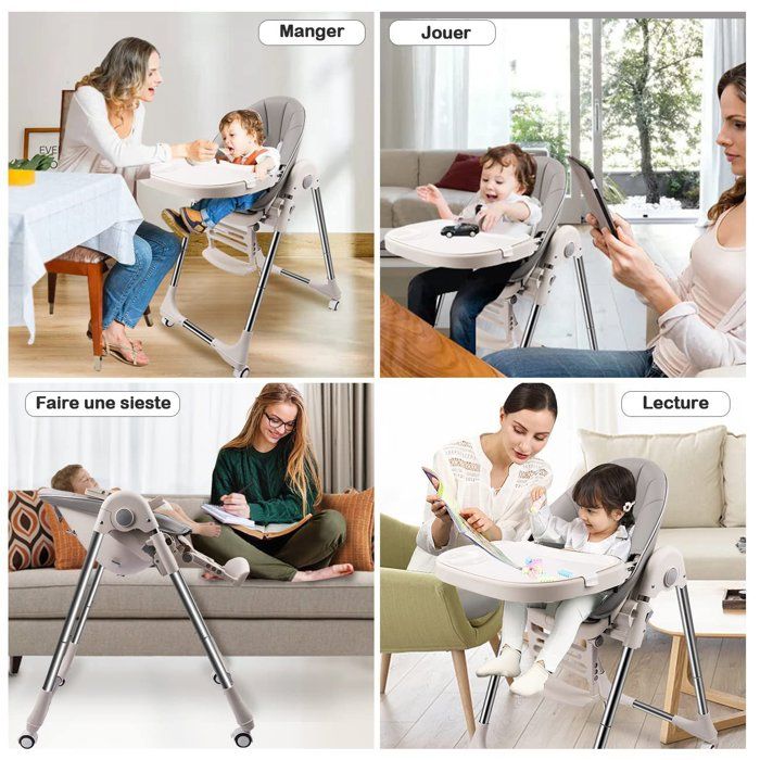Chaise Pliable Inclinable 3 En 1 3 En 1 Chaise Haute Bébé Evolutive Pliable Chaise Haute Transat Inclinable Enfant Chaise Reglable Hauteur Avec Table Et Roulettes Couleur Gris 5159072895 L Transat Bebe Chaise Pliable Inclinable 3 En 1 3 En 1 Chaise Haute Bébé Evolutive Pliable Chaise Haute Transat Inclinable Enfant Chaise Reglable Hauteur Avec Table Et Roulettes Couleur Gris 5159072895 L Transat Bebe