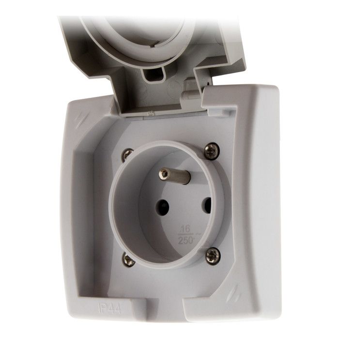 Zenitech - Lot de 10 bliplites pour extérieur étanche IP44 2P+T avec