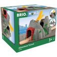 Brio World Tunnel d'Aventures - 4 sons - Accessoire pour circuit de train en bois - Ravensburger - Mixte dès 3 ans - 33481-0