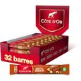 Côte d'Or  - Présentoir de 32 barres - Barre de Chocolat au Lait et Noisettes Entières - Cacao 100% Durable-0