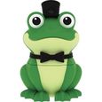 Emtec ECMMD16GM339  Cle USB  2.0  Serie Licence  Collection Animalitos  16 Go  Crooner Frog Figurine Mati ere Gomme Souple-0