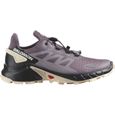 Chaussures de Running Femme Salomon Supercross 4 - Violet - Drop 10mm-0