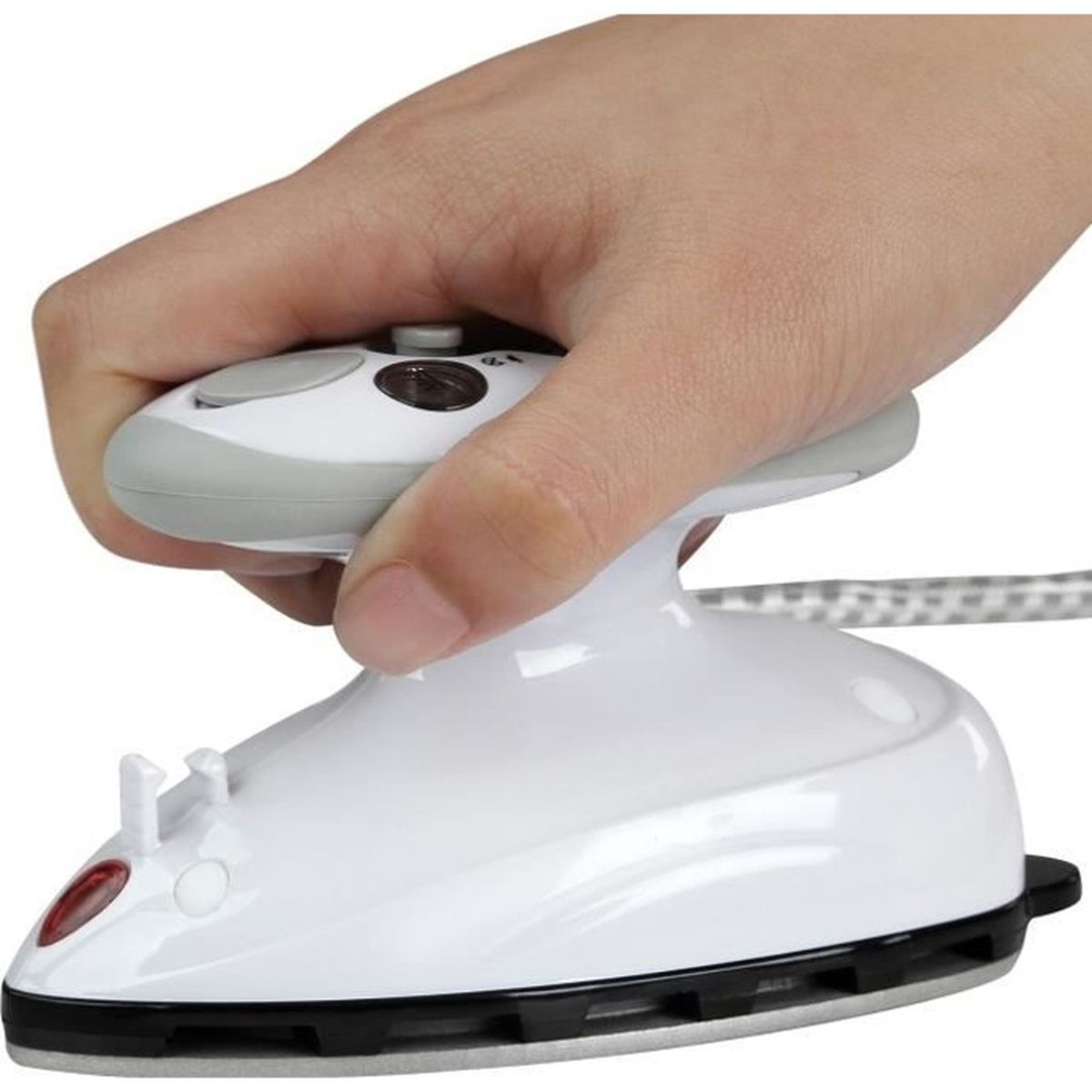 Fer à Repasser à Vapeur Petit pour Voyage 3 Réglages de Température 260420 W Câble env. 1,9 m Fer à Repasser à Vapeur Petit pour Voyage 3 Réglages de Température 260420 W Câble env. 1,9 m