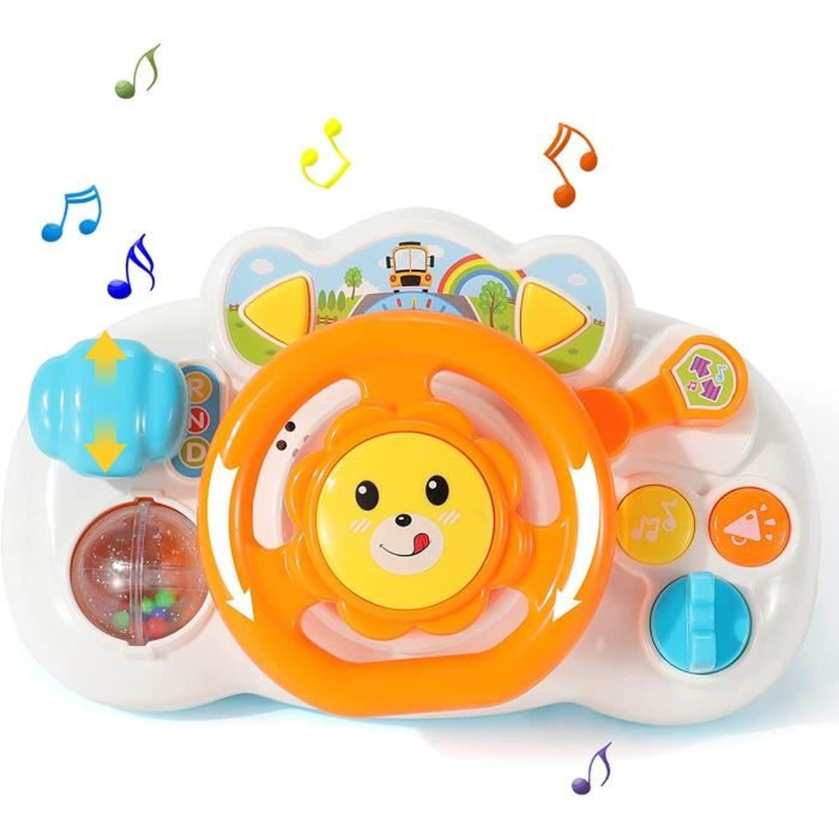 Un Jouet Pour Bebe Avec Volant Et Simulateur De Conduite Cdiscount Jeux Jouets