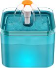 CZYDDD Fontaine à eau pour chat ultra silencieuse avec éclairage LED, 2 L