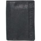 Portefeuille - ARTHUR & ASTON - ref_ast36136-a - Cuir de vachette - Souple - Noir