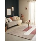 Tapis de salon motif géométrique - NAZAR RUGS - 160x230 cm - Memphis - Rouge