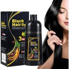 AUTREMENT SHAMPOING pour cheveux noirs shampooing blanc noir pour hommes et femmes colorant pour cheveux blancs Dernier 30 jours 500ml