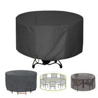 Housse pour Table de Jardin de Salon, Imperméable, Protection UV pour Ensemble de sièges de Table de Jardin,130 x 71 cm