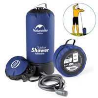 Accessoire Camping,Sac de douche solaire 20l,sac de stockage d'eau de Camping chauffant avec pompe pour voyage -Type 11L Shower Bag