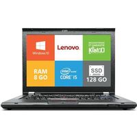 Ordinateur portable Lenovo ThinkPad T420 Core I5  8go ram 128go SSD disque dur,windows10, pc portable reconditionné