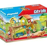 PLAYMOBIL - 70281 - Parc de jeux et enfants - City