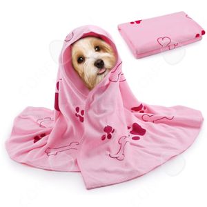 Pack De 3 Serviettes Super Absorbantes Pour Chien Et Chat - Microfibre, Séchage Rapide, Gris, 100 X 500 Cm
