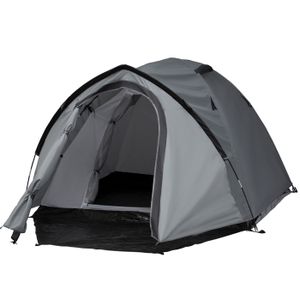 Tente 2 Places Ultralégère 4 Saisons – Imperméable, Double Toit, Dôme Bleu, Randonnée