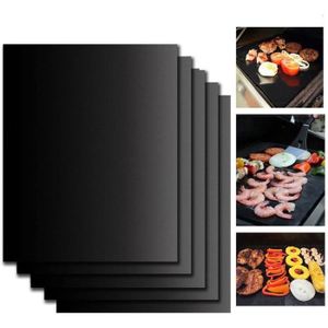 BARBECUE KepooMan Tapis de Grille BBQ Set de 5 - Tapis Réutilisables, Durable, Résistant à la Chaleur (500 ℉), Anti-adhérent pour cuisin A511