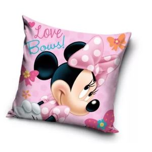 Neuf Minnie Mouse aime Bows Réversible Coussin