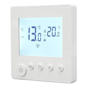 THERMOSTAT D'AMBIANCE Thermostat intelligent pour chauffage au sol - DIOCHE - Programmable DIY - Blanc
