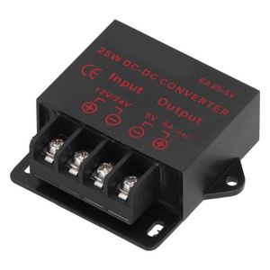 Convertisseur 12V vers 5V micro USB coudé BEEPINGS - Convertisseurs,  adaptateurs téléphonie