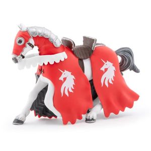 FIGURINE - PERSONNAGE Figurine - PAPO - Cheval du chevalier licorne à la