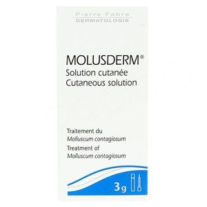 SOIN SPÉCIFIQUE Molusderm solution cutanée 3 g