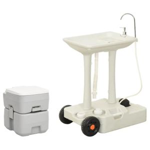 WC - TOILETTES DEX Ensemble de toilette et support de lavage des mains de camping 7809353872417