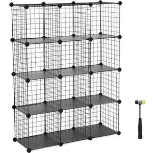 Renforcer Une Armoire En Aggloméré Songmics Armoir De Chambre 9 Cubes Etagere De Rangement