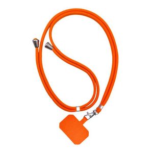 Cordon De Téléphone Universel En Nylon Orange - Sangle De Sécurité Pour Portable, Neuf Sous Emballage