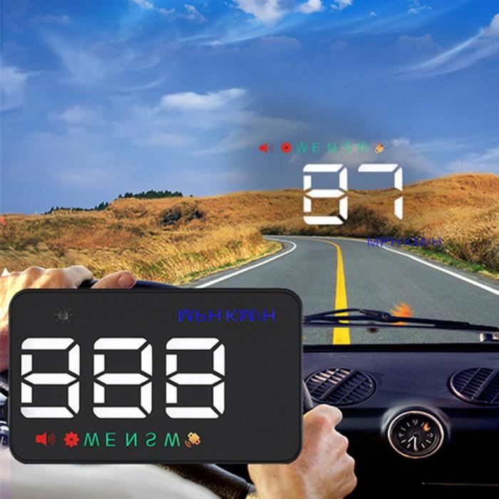 ATH G4 - Ordinateur de bord numérique intelligent HUD pour voiture,  Affichage tête haute, Compteur de vitesse - Cdiscount Auto