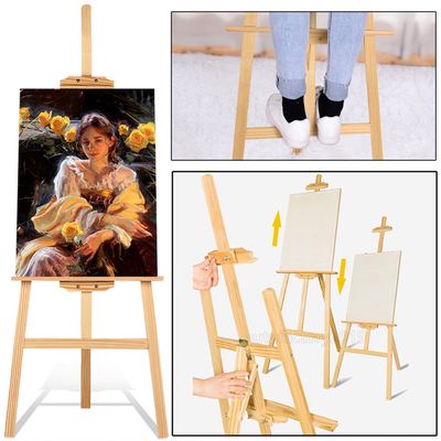 Fournitures D'art En Gros Chevalet Pliant En Bois Pour Table - Chine Toile, Cadre Photo