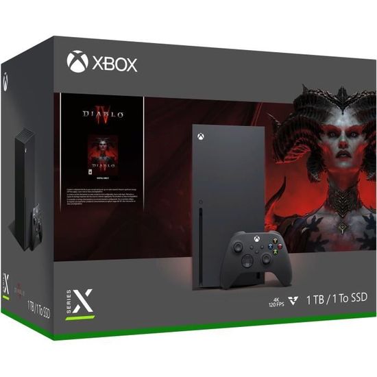 Pack Console Xbox Series X - 1000 Go + Diablo IV (Code) - Cdiscount Jeux  vidéo