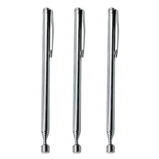 Ramassage Copeaux Métal Bâton Magnétique DOITOOL 37,3cm - Récupération Copeaux Métalliques - - Poignée Déverrouillage Sécurisée Aimant Néodyme