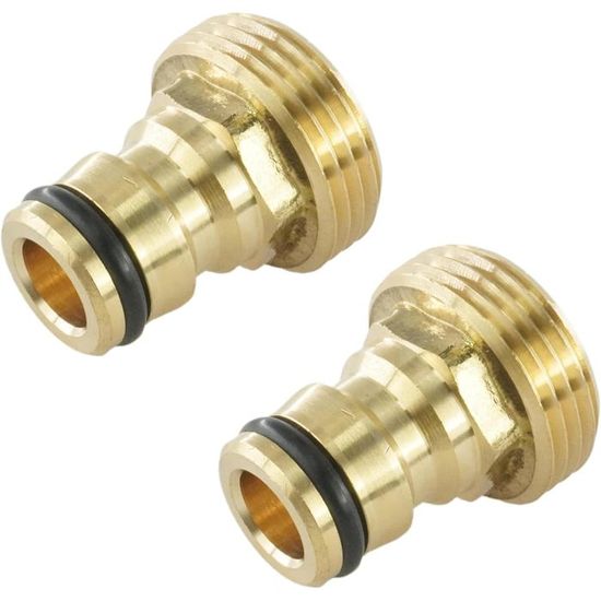 Adaptateur Mâle Laiton 1/4 Pouce NPT Pour Tuyau D'air - SODIAL, Connexion Rapide