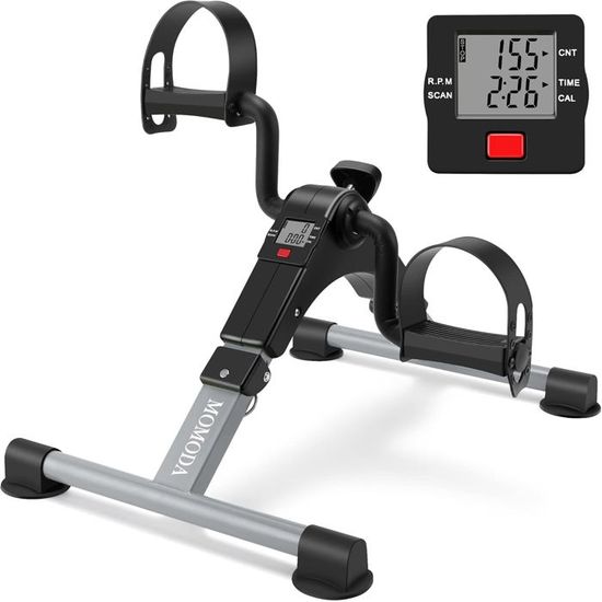 Mini Vélo à Pédales PEDALORA – Appareil Fitness Pliable – Pour Seniors Et Rééducation – Résistance Réglable