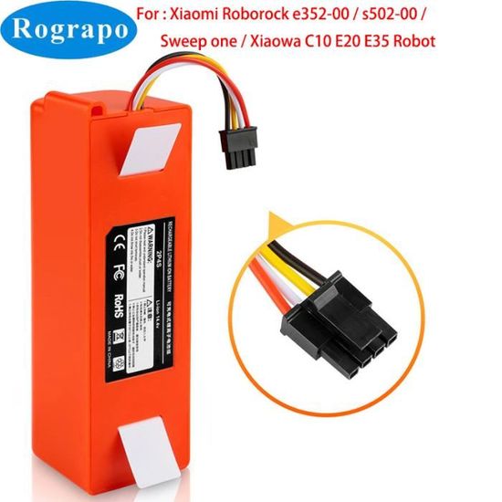 Batterie 14.4V 6500mAh Pour Xiaomi Robot S50 S51 - Li-ion Avec Protection BMS